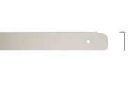 Планка для столешниц DUROPAL 28 мм., торцевая правая, алюминий