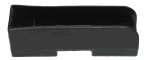 Опора-наконечник угловая 22 мм, черная