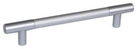 Ручка-скоба пластиковая, 128мм., мод. С-15, металлик