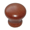 Ручка-кнопка деревянная, мод. «Купол», лакированна под орех