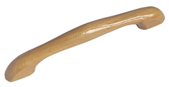 Ручка-скоба деревянная 128 мм., мод. 05-504-128, бук, лак матовый, G